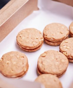 Macadamia & Salted Caramel Sandwich Cookies