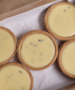 Passionfruit & White Chocolate Tart ("Four Bite")